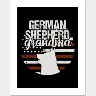 German Shepherd Grandma Posters and Art